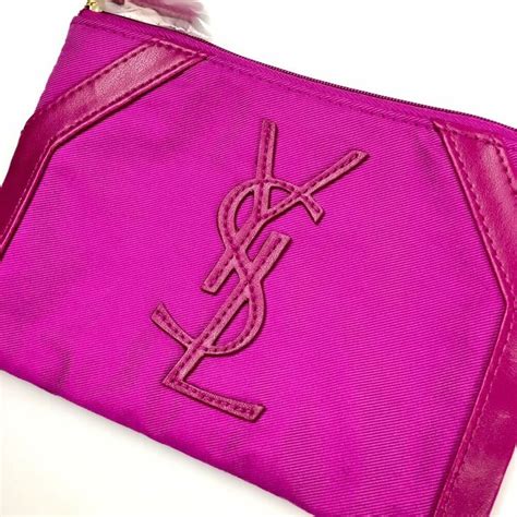 YSL brand new fuchsia travel/make up bag .